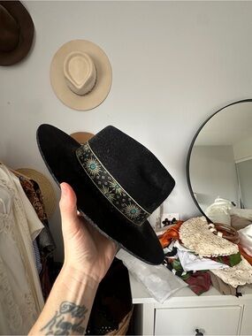 Lack Of Color Black Felt Fedora